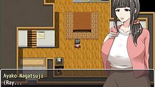 a woman chats with strangers online, showing off her big ass and tits in ayakos scramble part 4