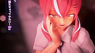 I can’t believe how wild this 3D hentai cowgirl ride gets with a creampie finish!