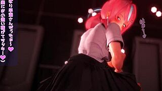 I can’t believe how wild this 3D hentai cowgirl ride gets with a creampie finish!