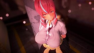 I can’t believe how wild this 3D hentai cowgirl ride gets with a creampie finish!