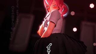 I can’t believe how wild this 3D hentai cowgirl ride gets with a creampie finish!