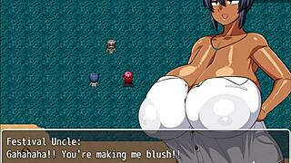 Is this the happy ending for tanned girl natsuki in hentai game ep 16 after defeating lord impregnaria?