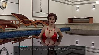 Knockout master 16 dominates in bikini, showcasing big tits and ass in maledom scene.