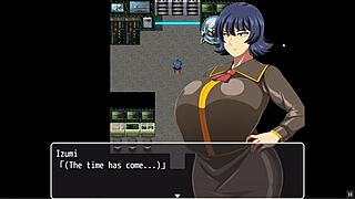 In this hentai game, her space suit is too tight for those huge tits and big butt.