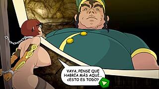 is velma getting spooked with toys and big tits in the game?