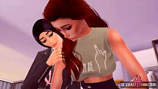 Why does my lesbian friend lick me after my boyfriend leaves?