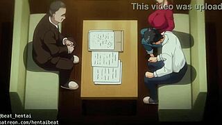 japanese milf submits to master in intense hentai action