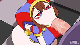 i'm pornmi zaviel, gettin' creampied by monster cock in cartoon