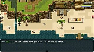 did she fall in water without panties in lost lagoon?