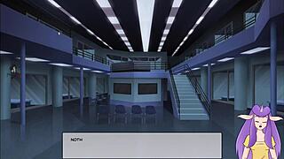 Ebony Tattoo Girl Experiences Anal Orgasm in Hentai