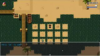 did she fall in water without panties in lost lagoon?