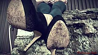 you’re just a filthy worm under my dominant feet!