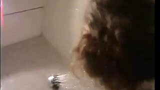 Sweet amateur teen 18+ couple enjoys intense sex in the bath