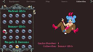 Monster girl femdom drains balls in hot hentai game