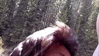 Petite Latinas Sucks Huge Cock And Swallowed Cum By Riverfront