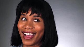 Jenna Foxx is a black beauty who enjoys solo play