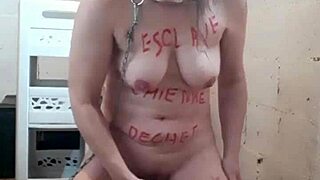 Female Slave Trains Intensely In Cave With Toys