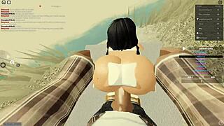 Exploring 64 in Roblox with cute characters.