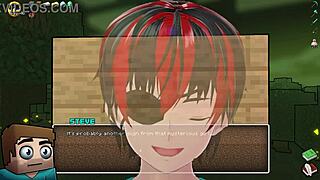 Hot Babe In Underwear Parodies Hornycraft With Big Tits