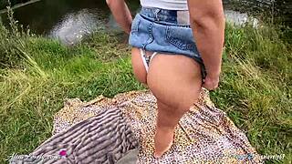 This PERFECT ASS in Panties Rocks Doggy FUCKING Outdoors - Alisa Lovely