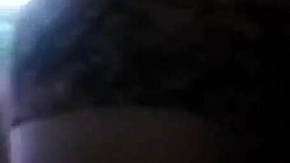 The brunette teen 18+ slowly got naked, showing her ass