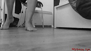 Wow, perfect feet in POV ground view!