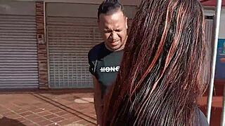 On Way To University, I Meet Horny Latina Eager To Fuck