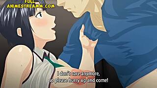 Episode 1 of Hentai Hajimete no Hitozuma featuring a beautiful babe with big tits.