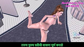 Marathi Audio Story Featuring Animated 3D Cartoon of Teen Girl