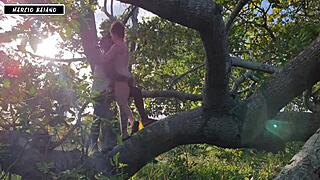 sexy wife offers anal to monster cock in amazon forest