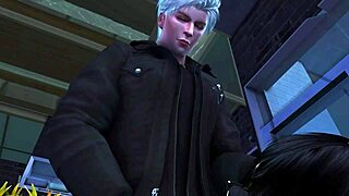 in this 3d hentai, naughty anime girls have playful sex