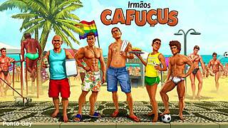 detailed anal assfucking in gay sex scene