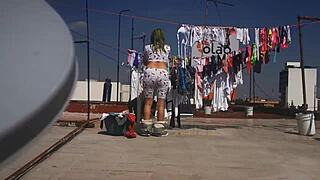 mexican neighbor hangs thongs and gets me hard - danielahyperversos