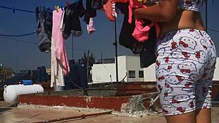 mexican neighbor hangs thongs and gets me hard - danielahyperversos