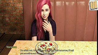 Wvm 113 chats with stunning pink-haired milf in 3D hentai web session