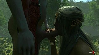 Exploring the wild mysterious forest animation now