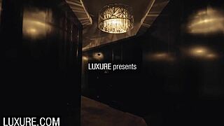 Blonde And Brunette Beauties Blow Two Guys In Fetish Gear