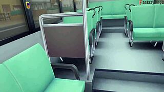 airi akizuki gets pov sex on a crowded bus