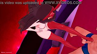 amber having fun with his feet in this uncensored footjob