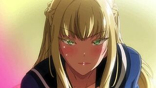 Big-boobed blonde gets animated in Hentai