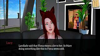 Adult visual novel with family role play