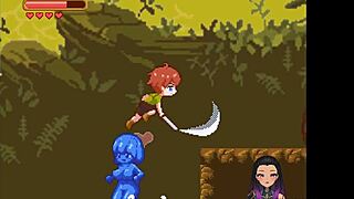 Succubus sucks life out during hentai sex game part 2