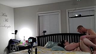 bbw wife with huge tits gets fucked and cum on belly 😘