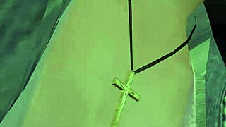 Dirty Blonde Prostitute in Wild GTAV Action