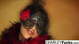 charley chase in sexy lingerie and stockings