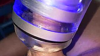 i'm on the couch with new toy, edging 15 minutes with smooth handwork