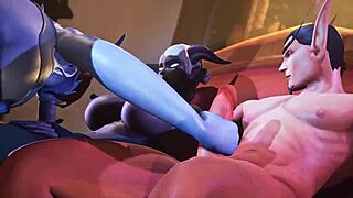 Tails Of Azeroth: Joyous Reunion Part 1 With Hardcore Threesome, Big Tits, And Group Fucking