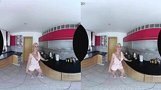 Casual-Narrative Italian blonde lover takes it hard in anal play