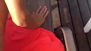 Hey, watch Lilu Moon suck that huge cock for POV creampie!