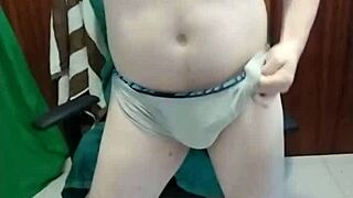 gay guy fucks chair hard!